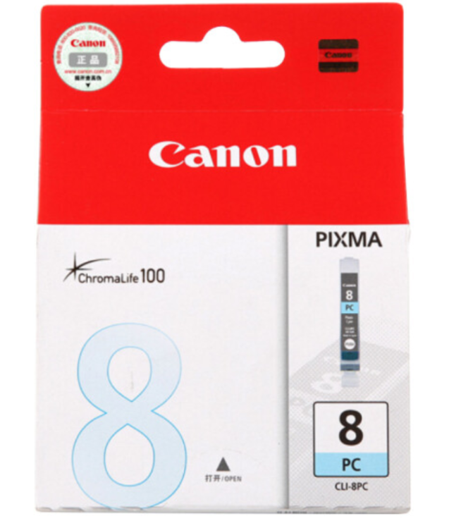 墨盒 佳能/CANON CLI-8PC 一体式墨盒 500页及以下 普通装 青色