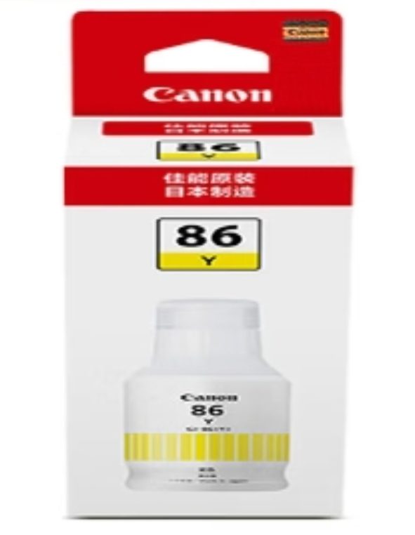 墨盒 佳能/CANON GI-86Y 一体式墨盒 10000页以上 普通装 黄