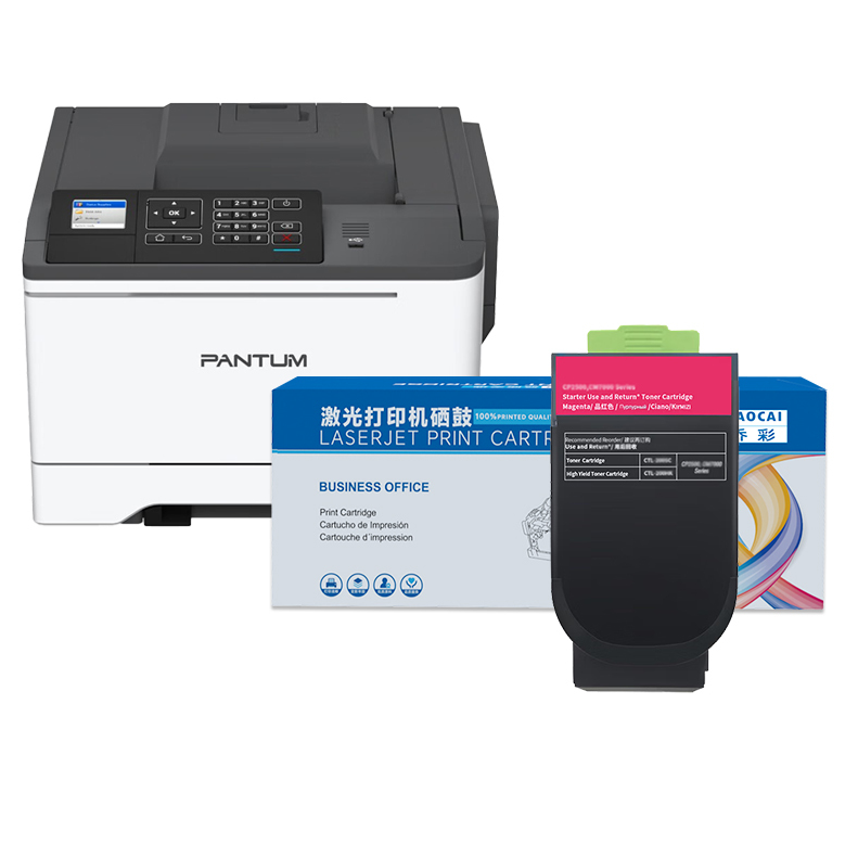 硒鼓 乔彩/QIAOCAI CP2506DN M 3000页 普通装 通用耗材 红色