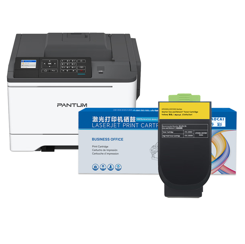 硒鼓 乔彩/QIAOCAI CTL-300 Y 1400页 普通装 通用耗材 黄色